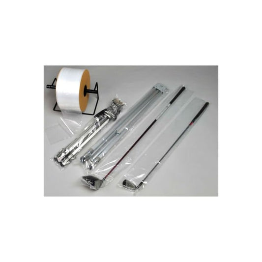 Low Density Poly Tubing, 1-1/2"W x 1450'L, 3 Mil, Clear, 1 Roll