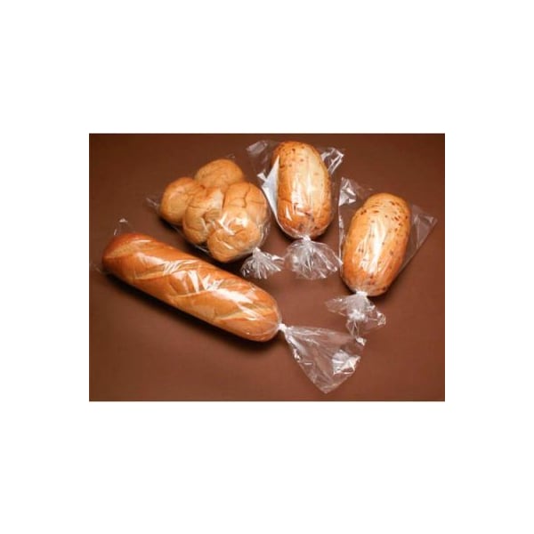 Low Density Gusset Poly Bags, 5"W x 5"D x 30"L, 1 Mil, Clear, 1000/Pack