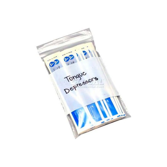 Clear Line Seal Top Reclosable Bags W/ Write On Block, 3"W x 5"L, 4 Mil, Clear, 1000/Pack