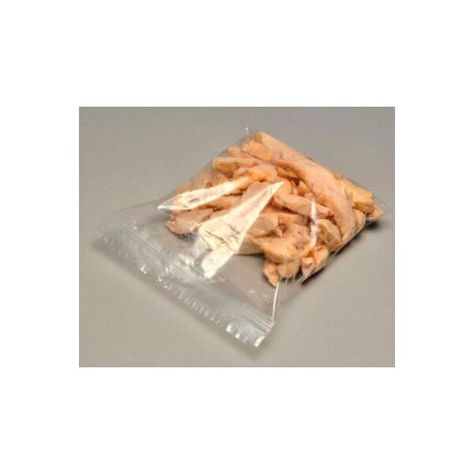 Reclosable Seal Top Poly Bags W/ Hang Hole, 4"W x 6"L, 2 Mil, Clear, 1000/Pack