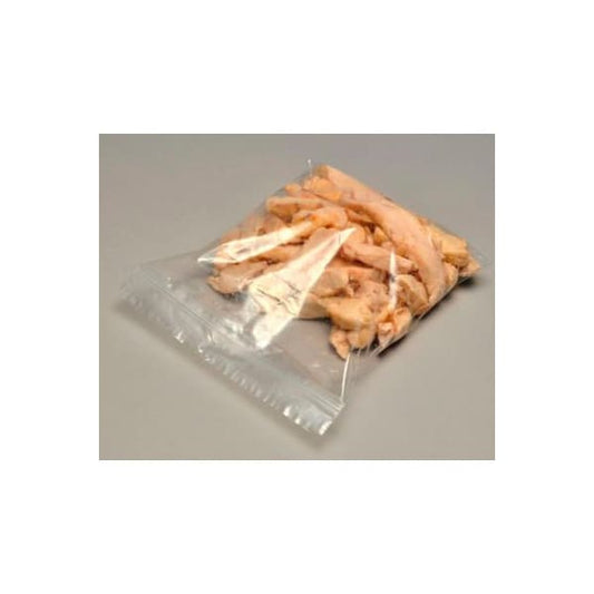 Reclosable Seal Top Poly Bags W/ Hang Hole, 8"W x 10"L, 2 Mil, Clear, 1000/Pack
