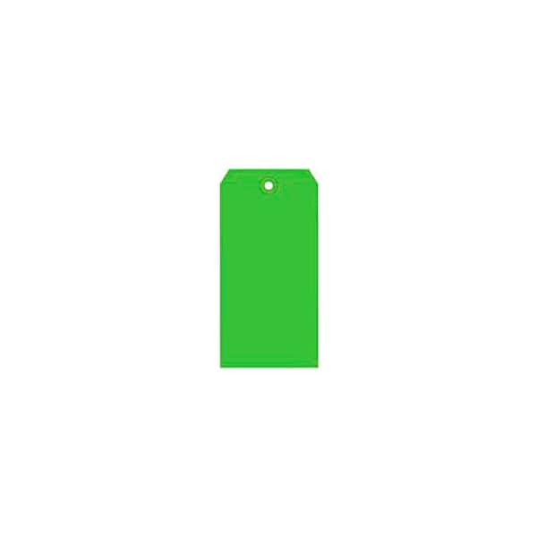 Shipping Tag #3 3-3/4L x 1-7/8W Light Green 1000/Pack