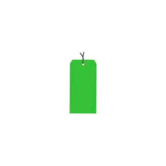 Shipping Tag Pre Strung #3 3-3/4L x 1-7/8W Light Green 1000/Pack