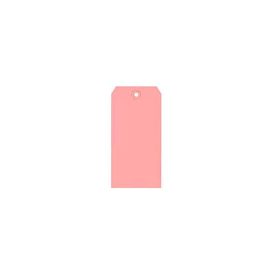 Shipping Tags, #8, 6-1/4"L x 3-1/8"W, Pink, 1000/Pack