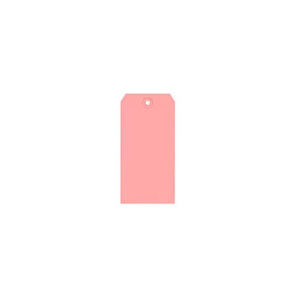 Shipping Tags, #5, 4-3/4"L x 2-3/8"W, Pink, 1000/Pack