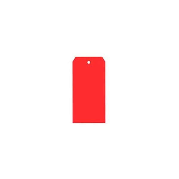 Shipping Tag #6 5-1/4L x 2-5/8W Red 1000/Pack
