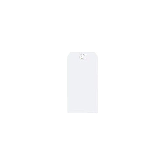 Shipping Tags, #8, 6-1/4"L x 3-1/8"W, White, 1000/Pack