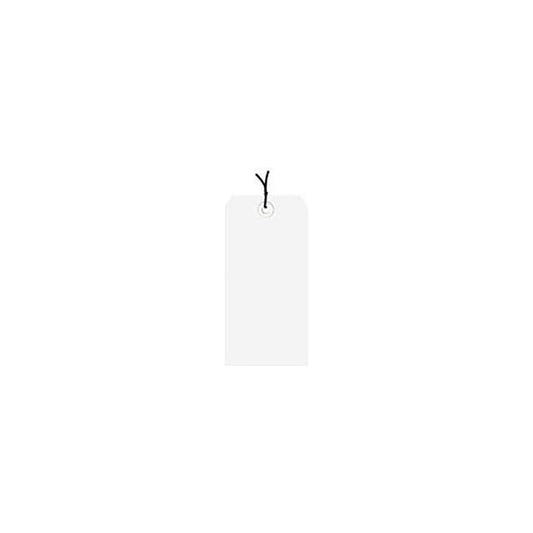 Shipping Tag Pre Strung #1 2-3/4L x 1-3/8W White 1000/Pack