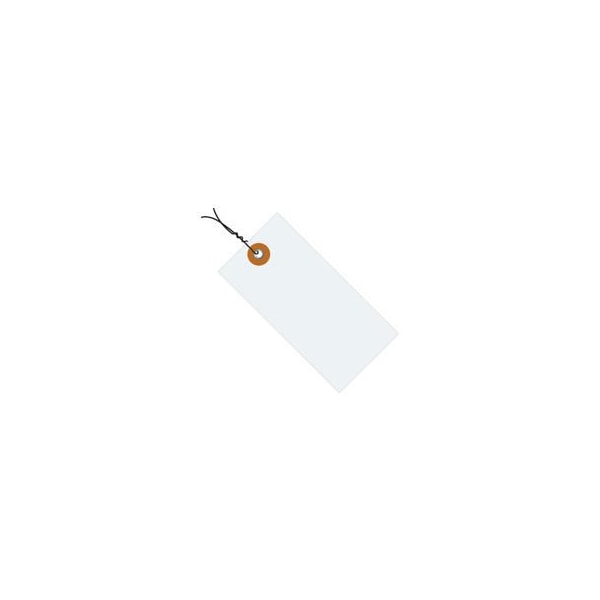 Tyvek¬Æ Shipping Tags, Pre Wired, #4, 4-1/4"L x 2-1/8"W, White, 1000/Pack