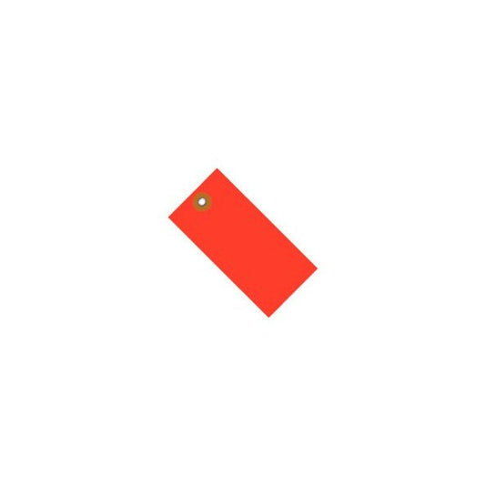 Tyvek¬Æ Shipping Tags, #5, 4-3/4"L x 2-3/8"W, Red, 100/Pack