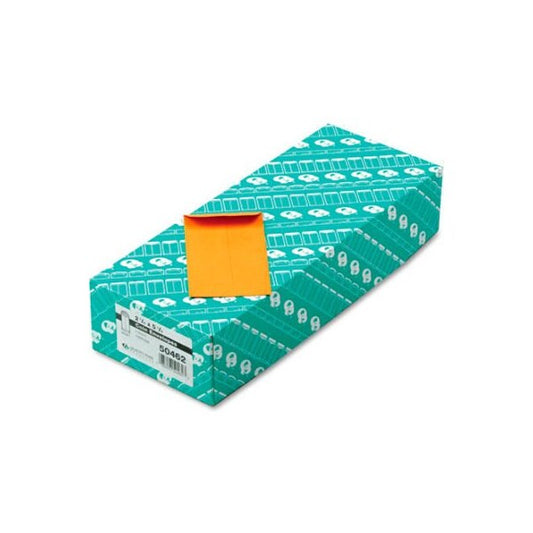 Quality Park Coin & Small Parts Envelopes, #5, 2-7/8"W x 5-1/4"H, Kraft, 500/Pack