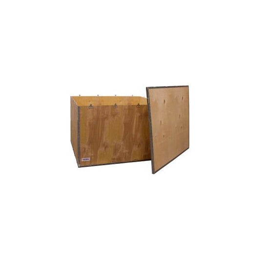 Global Industrial„? 6 Panel Shipping Crate w/ Lid, 47-1/4"L x 39-1/4"W x 29-1/2"H