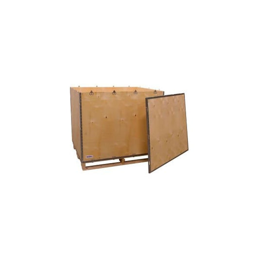 Global Industrial„? 6 Panel Shipping Crate w/ Lid & Pallet, 47-1/4"L x 39-1/4"W x 36-1/2"H