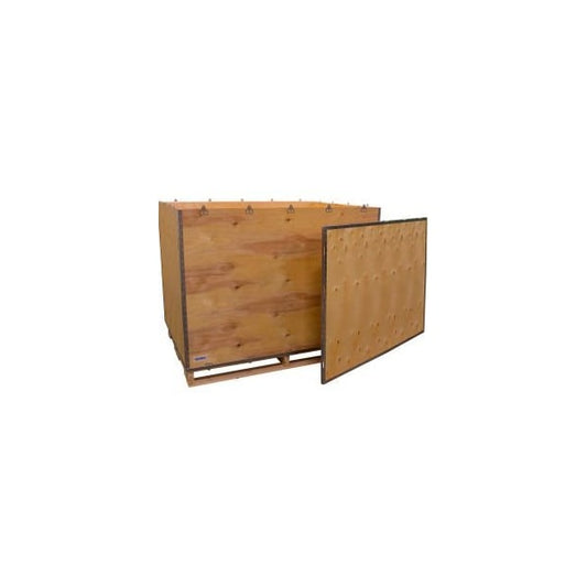 Global Industrial„? 6 Panel Shipping Crate w/ Lid & Pallet, 57-1/4"L x 41-1/4"W x 40-1/2"H