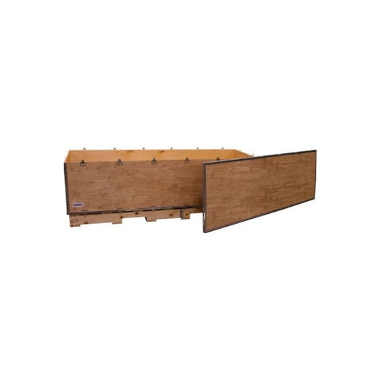Global Industrial„? 6 Panel Shipping Crate w/ Lid & Pallet, 71-1/4"L x 23-1/4"W x 17-1/2"H