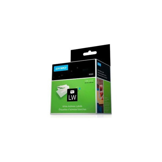 DYMO® LW Address Labels 1 1/8" x 3 1/2" Black on White