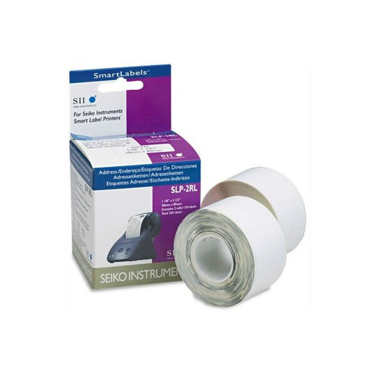 Seiko Self-Adhesive Address Labels, 1-1/8 x 3-1/2, White, 260/Box