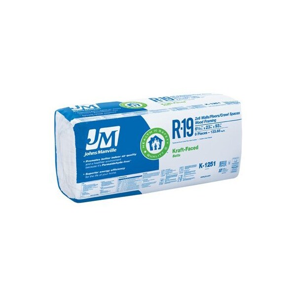 R19 23x93 Kraft Batt
