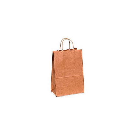 Paper Shopping Bags 14-1/2W x 9D x 16-1/4H Kraft 200/Pack