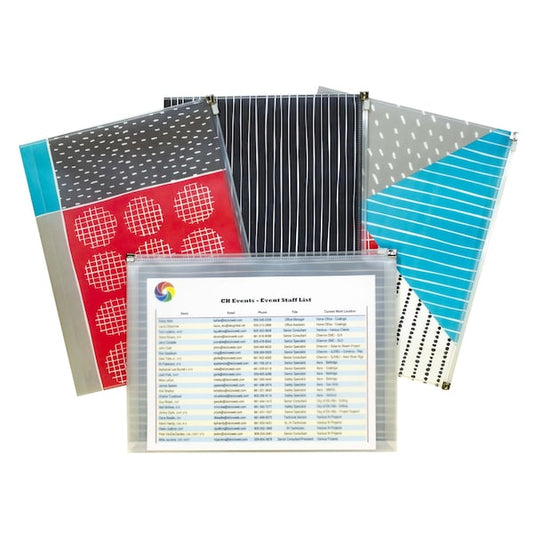 Playful Pops Zip 'N Go Reusable Envelope, Assorted, 3PK Set of 12 PK, 36PK
