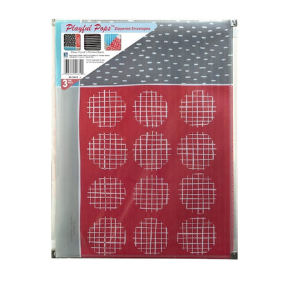 Playful Pops Zip 'N Go Reusable Envelope, Assorted, 3PK Set of 12 PK, 36PK