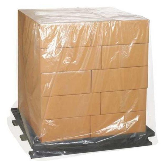 Clear Pallet Cover, 48" W, 48" L, 75 PK