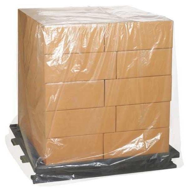 Clear Pallet Cover, 48" W, 48" L, 25 PK