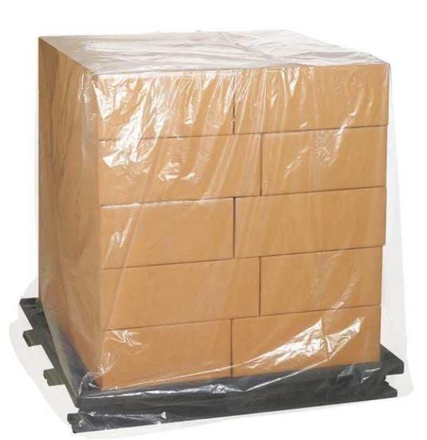 Clear Pallet Cover, 48" W, 96" L, 48" H, PK 50