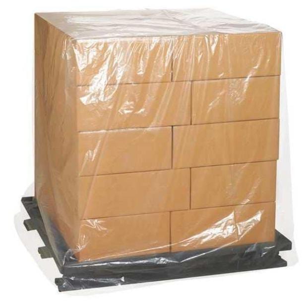 Clear Pallet Cover, 52" W, 96" L