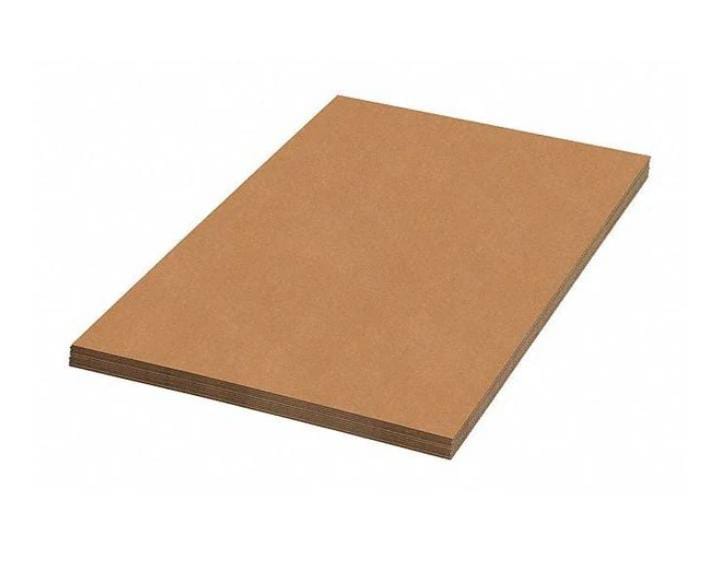 Corrugated Sheets, 26" x 26", Kraft, 5 /Bundle