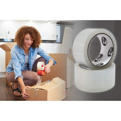 Clear Packing Tape Refill Rolls, Heavy Duty, 1.88in. x 60 Yards Per Roll, 720 Total Yards, 12PK