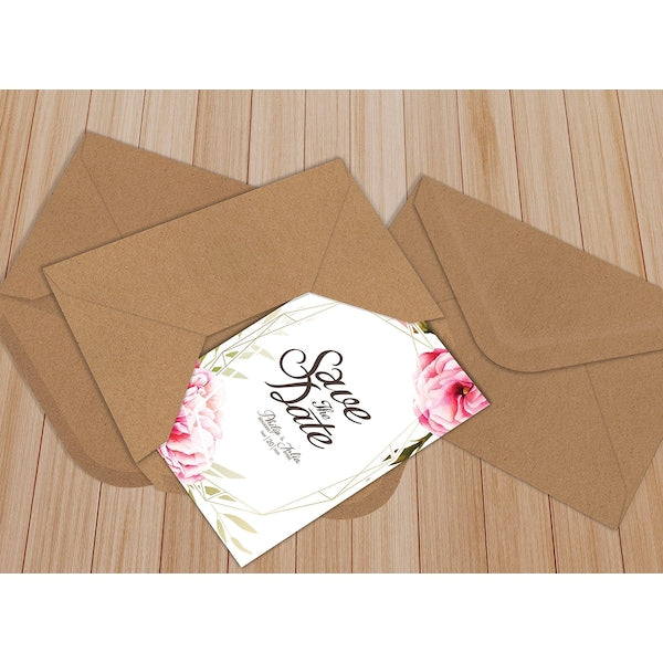 Kraft Mini Envelopes, Strong 35 lb. Paper, Pointed Flap, 100PK
