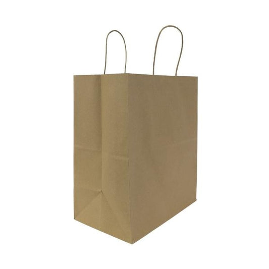Kraft Malibu Paper Shopping Bags, PK250