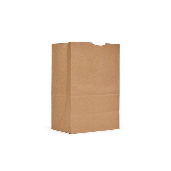 AJM 57# Natural Kraft Grocery Sack, PK500