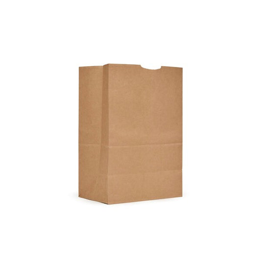AJM 57# Natural Kraft Grocery Sack, PK500