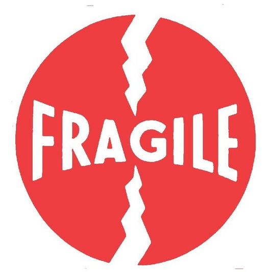 Label, DL1140, FRAGILE, 4" X 4"