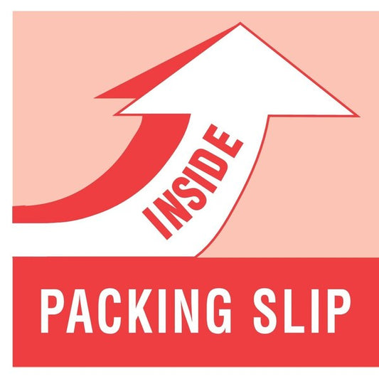 Label, DL1180, PACKING SLIP INSIDE, 4" X 4"