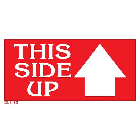 Label, DL1485, THIS SIDE UP, 3" X 6"