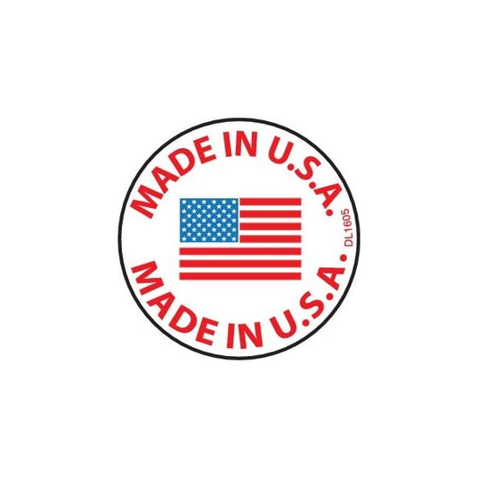 Label, DL1605, MADE IN USA, 1"