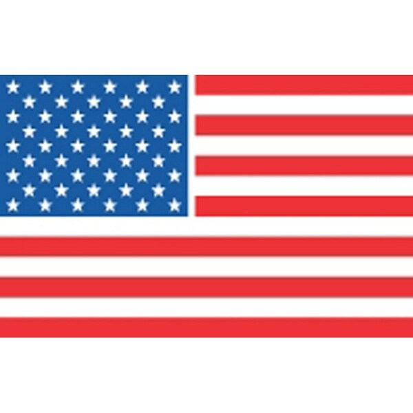 Label, DL1608, FLAG, 2" X 3"