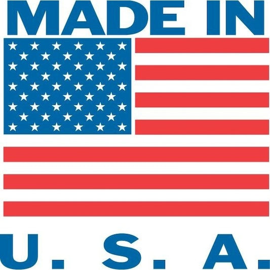 Label, DL1610, FLAG MADE IN USA, 2" X 2"