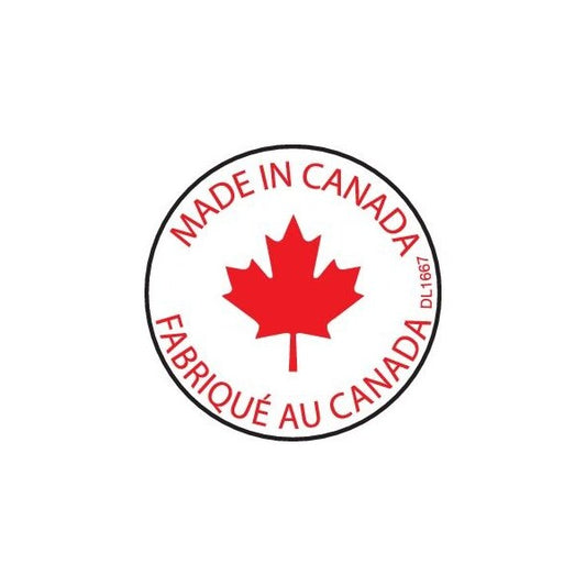 Label, DL1667, MADE IN CANADA, 1"