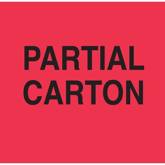 Label, DL1760, PARTIAL CARTON, 3" X 4"