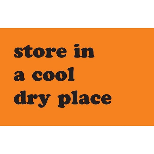 Label, DL1804, STORE IN COOL DRY PLACE, 3" X 5"