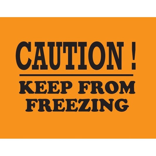 Label, DL1811, CAUTION KEEP FROM FREEZING, 3" X 4"