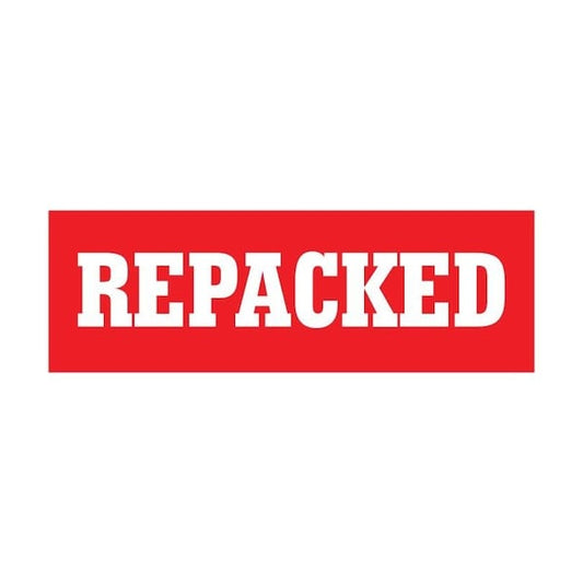 Label, DL1862, REPACKED, 1-1/2" X 4"