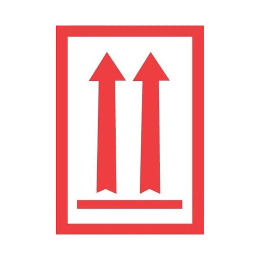 Label, DL1930, ARROWS UP FLAGGED, 3" X 5"