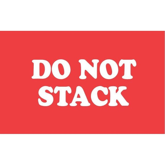 Label, DL1960, DO NOT STACK, 3" X 5"