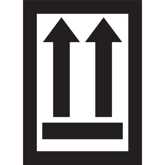 Label, DL2000, ARROWS UP, 3" X 4-1/2"