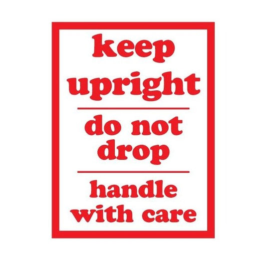 Label, DL2013, KEEP UPRIGHT DO NOT DROP, 3" X 4"